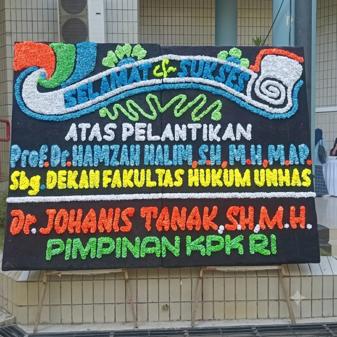 Papan Bunga Pelantikan