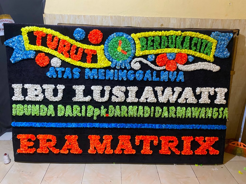 Papan bunga duka cita Makassar